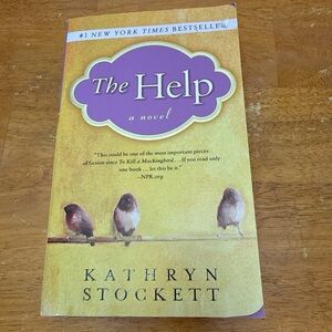 The Help by Kathryn Stockett - Yellow & Purple Paperback Novel